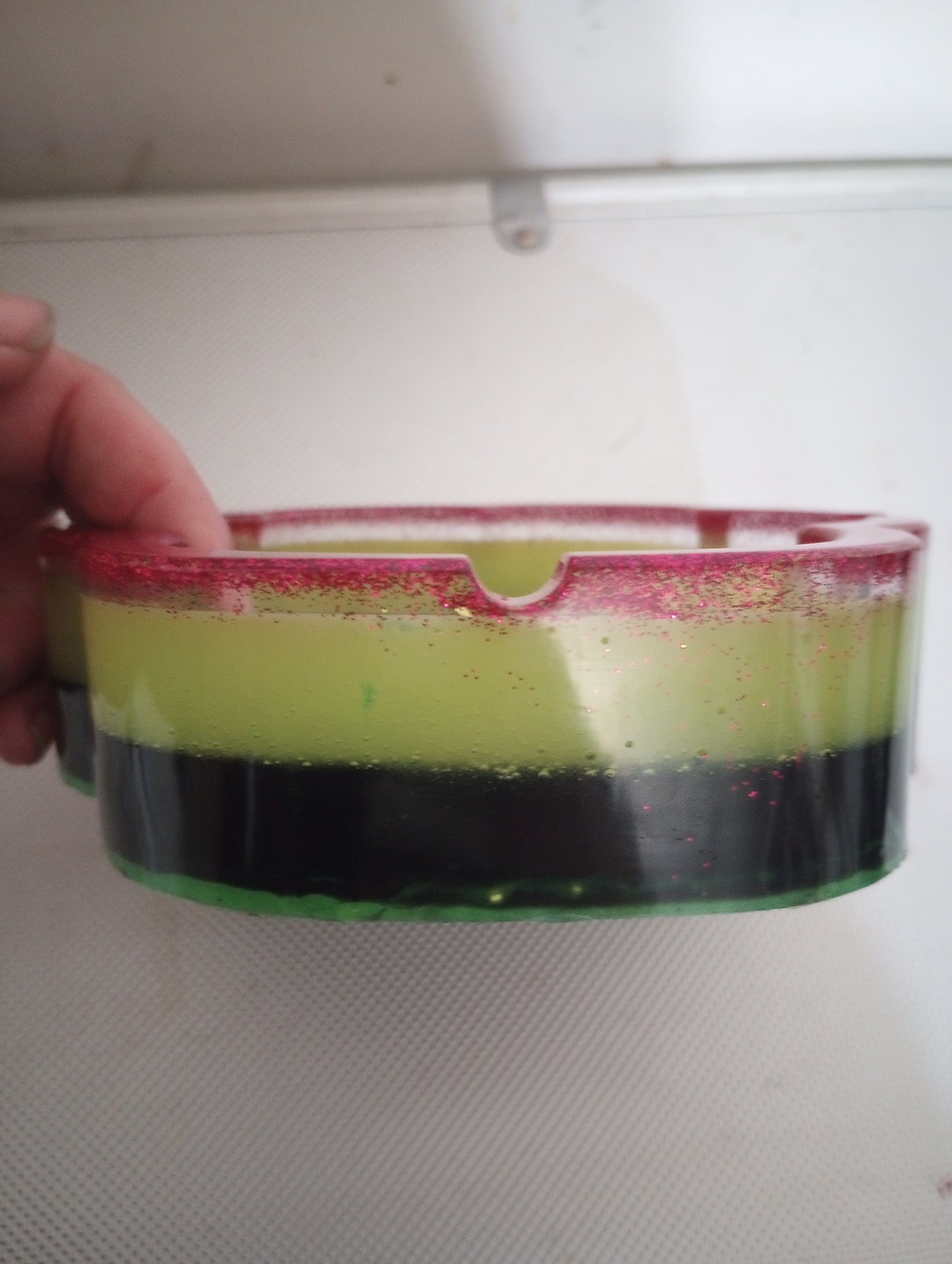 XL Glow paw print ashtray