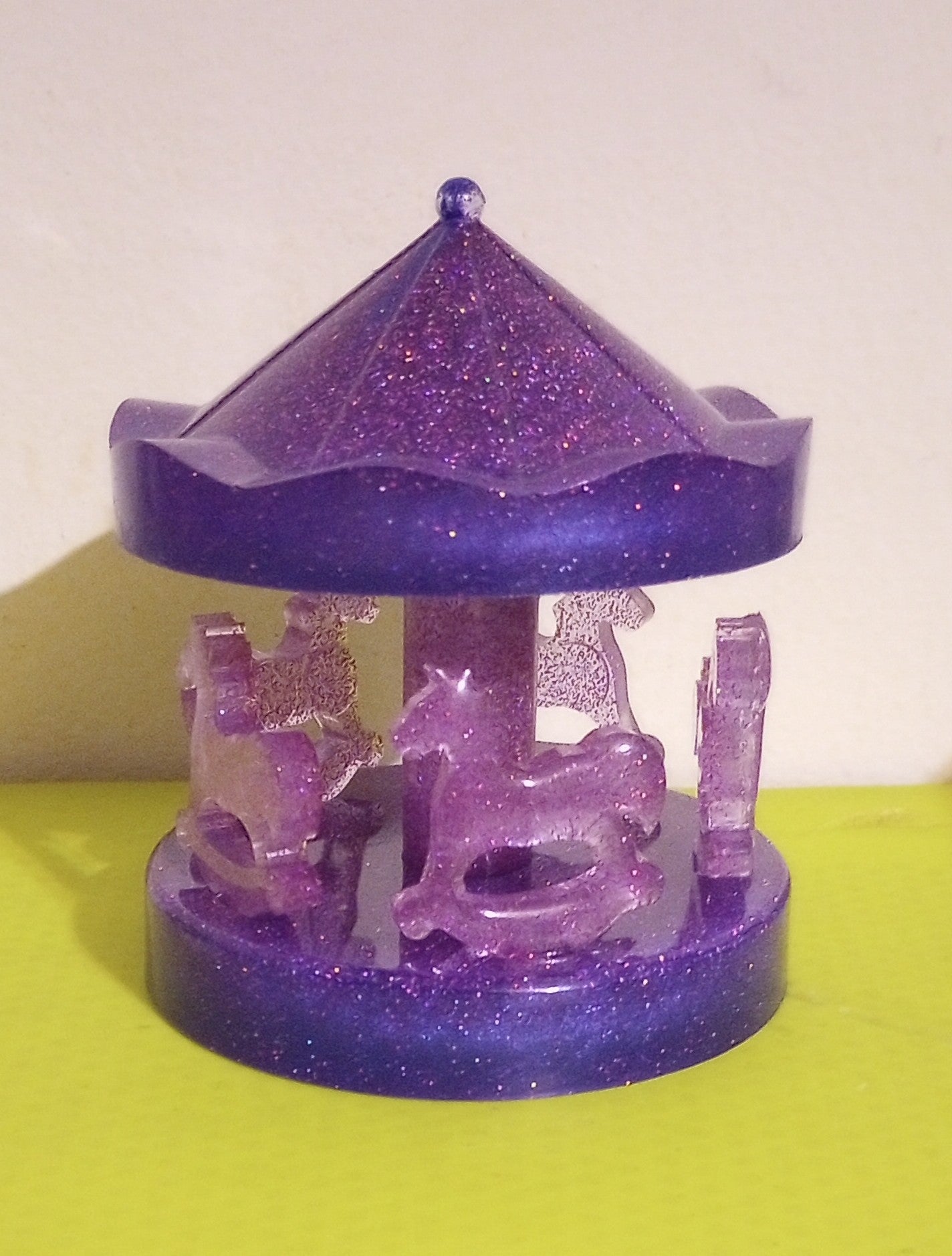 Purple carousel