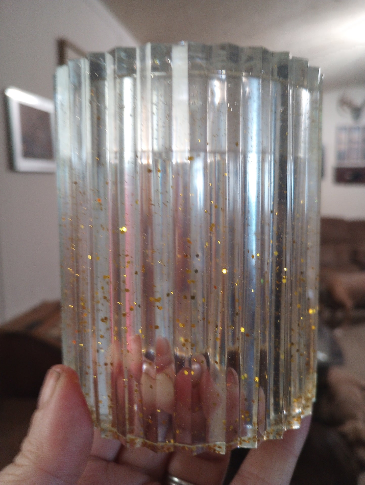2 pc set Resin lamps