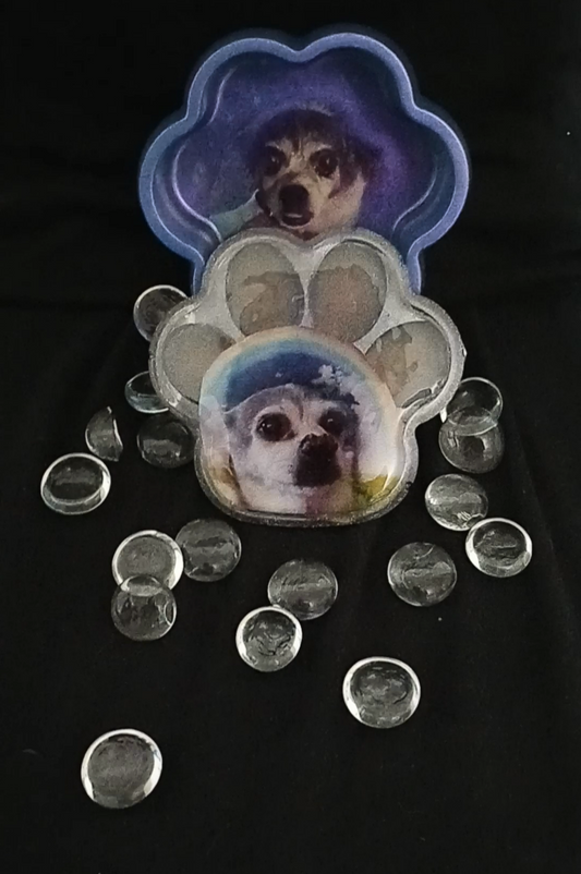Custom Paw Memorial Jar