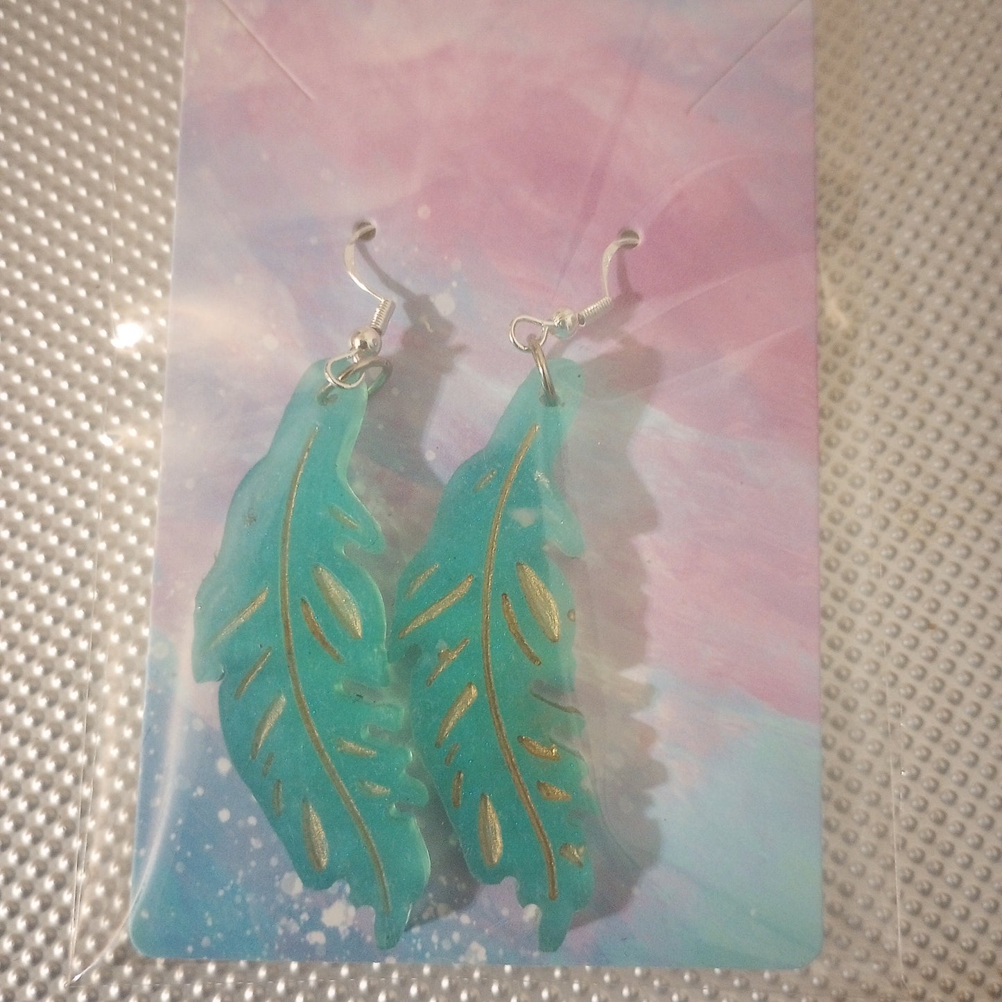 Feather earrings