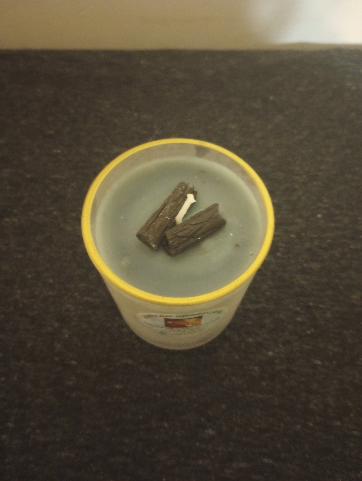 Camp fire candle