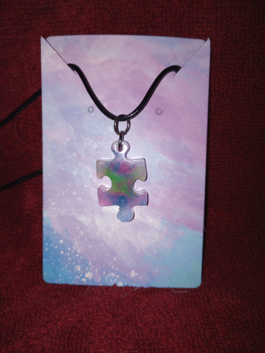 Glow in the dark puzzle piece