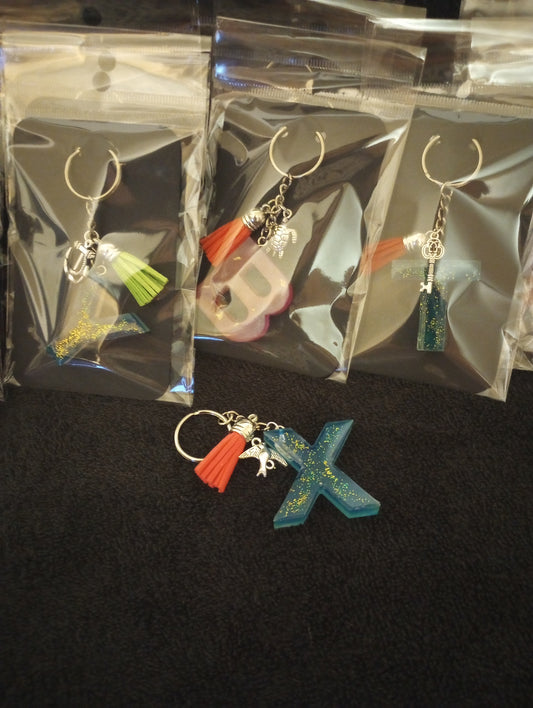 Alphabet key chains